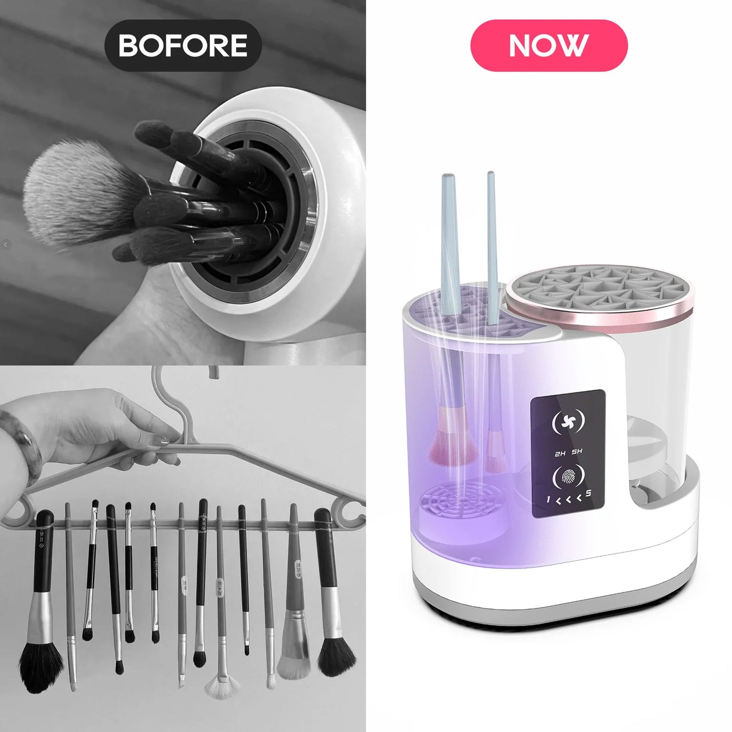 ORFAOM Automatic Makeup Brush Cleaner & Dryer