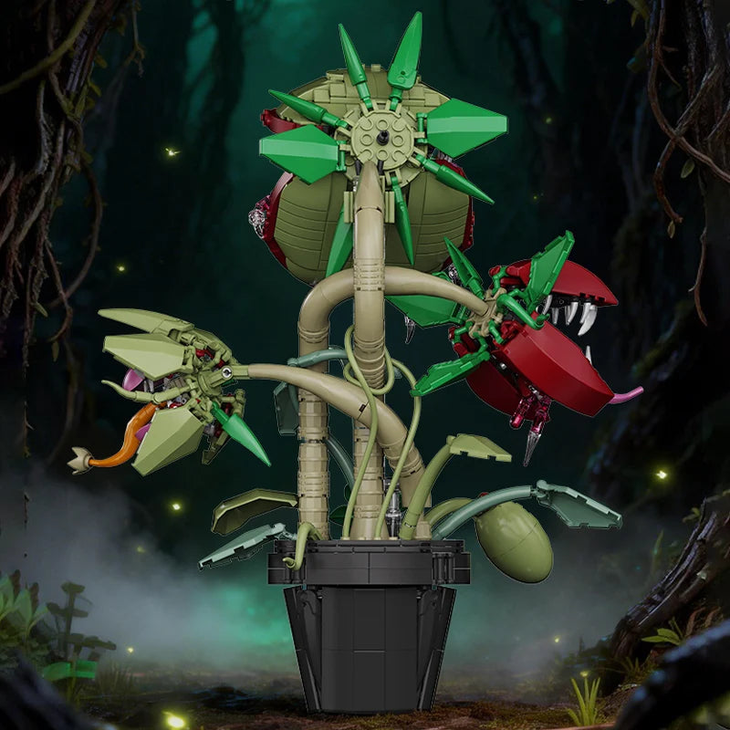 Carnivorous Plant Building Block Set – Horror Monster Display Model