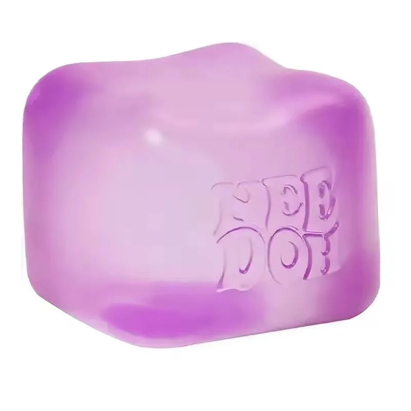 NeeDoh Jellyfish & Cube Squishy Set – Colorful Stress Relief Fidget Toy