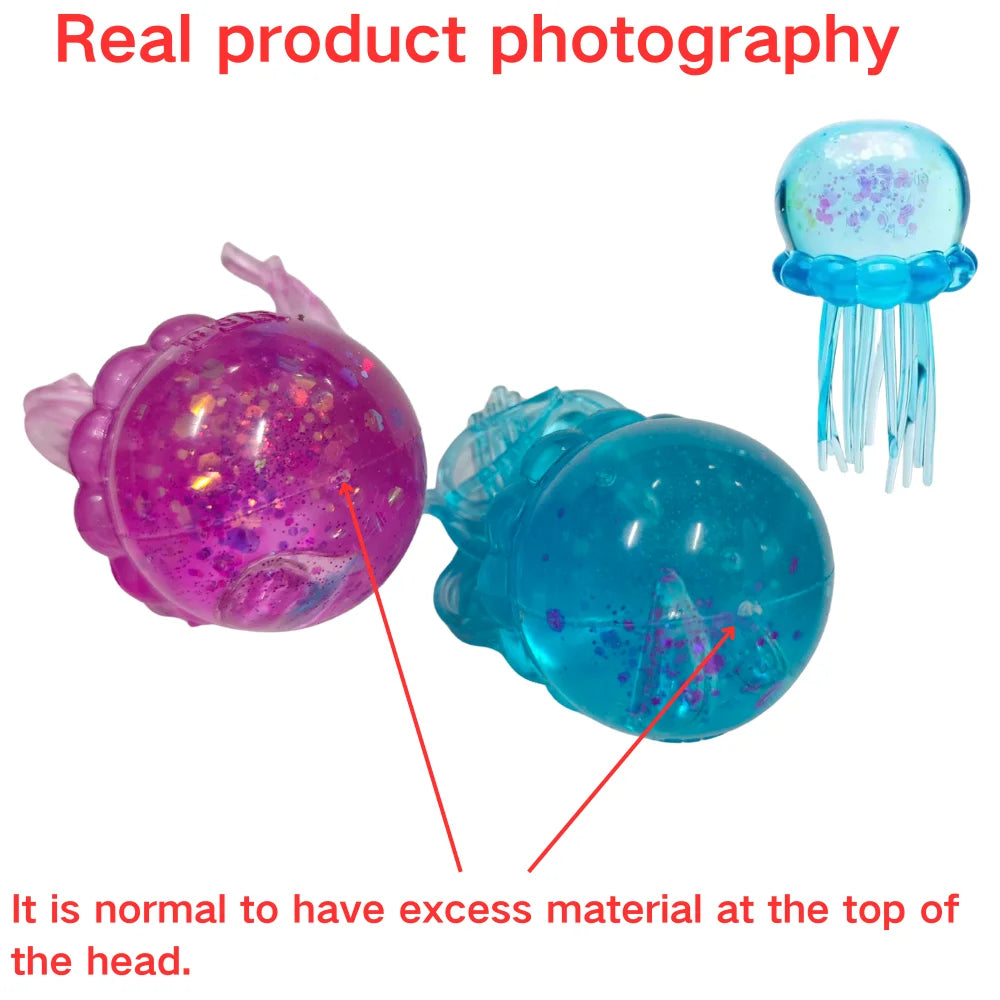 NeeDoh Jellyfish & Cube Squishy Set – Colorful Stress Relief Fidget Toy