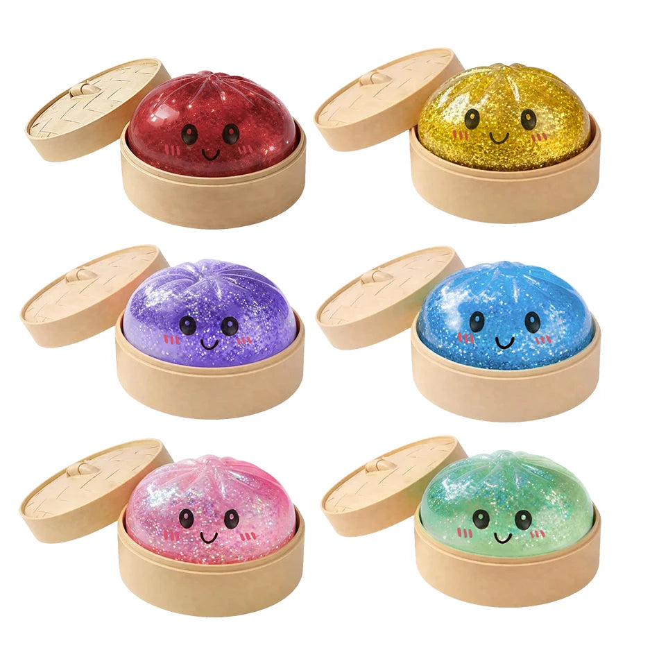 Cute Squishy Stress Relief Ball – Soft Sensory Fidget Toy for Kids & Adults