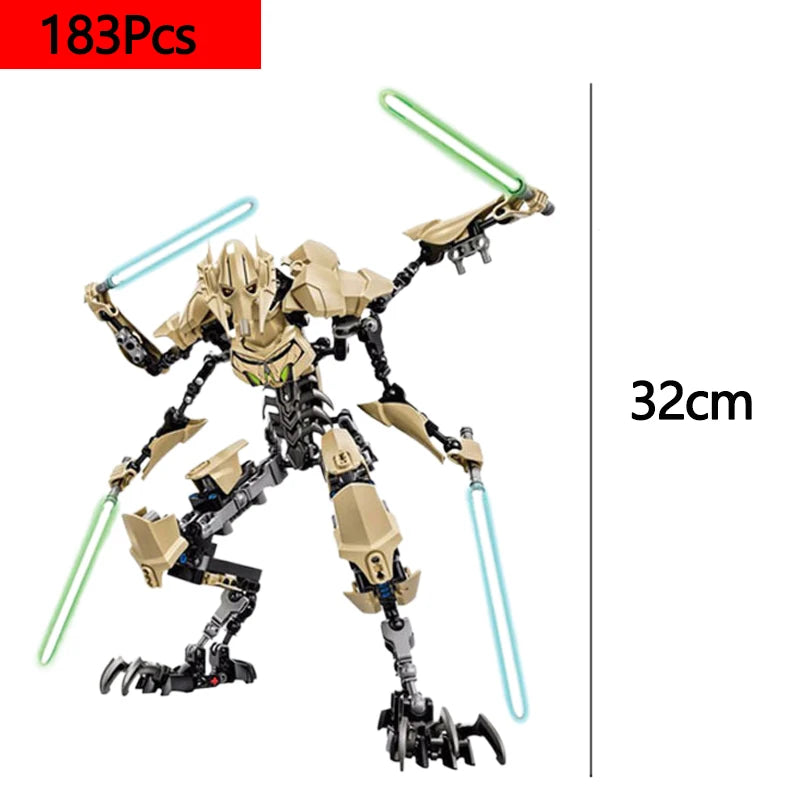 Galaxy Dark Warrior Building Block Figure – Collectible Brick Model
