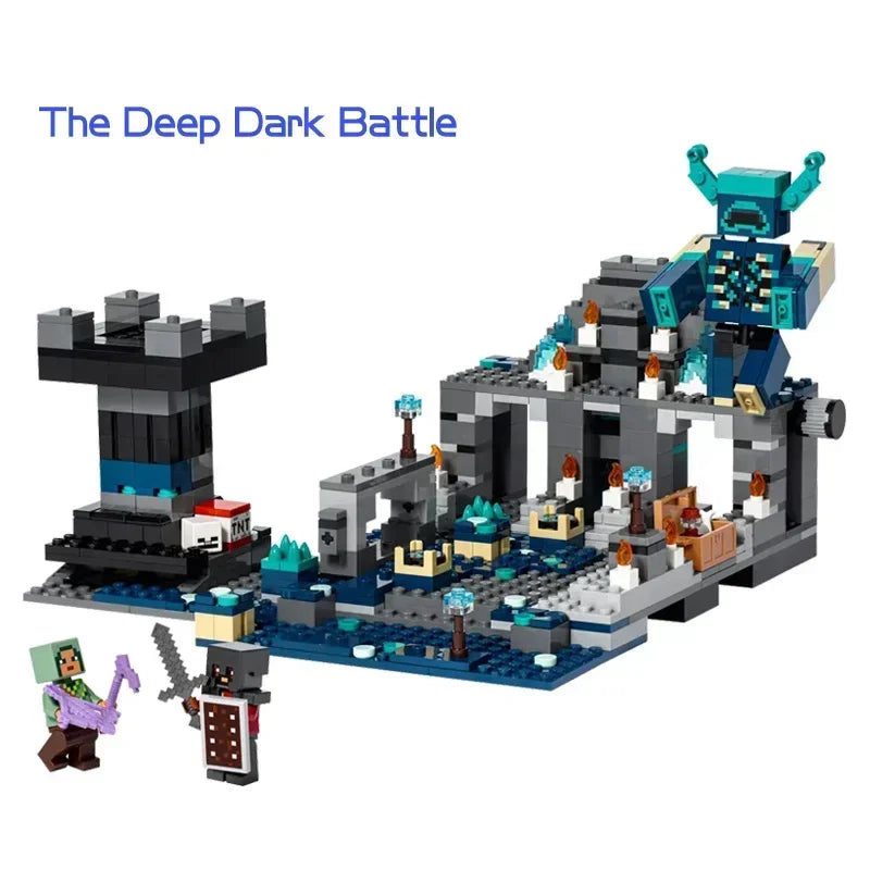 Minecraft Underground Village Building Blocks Set – Creative Adventure Construction Toy