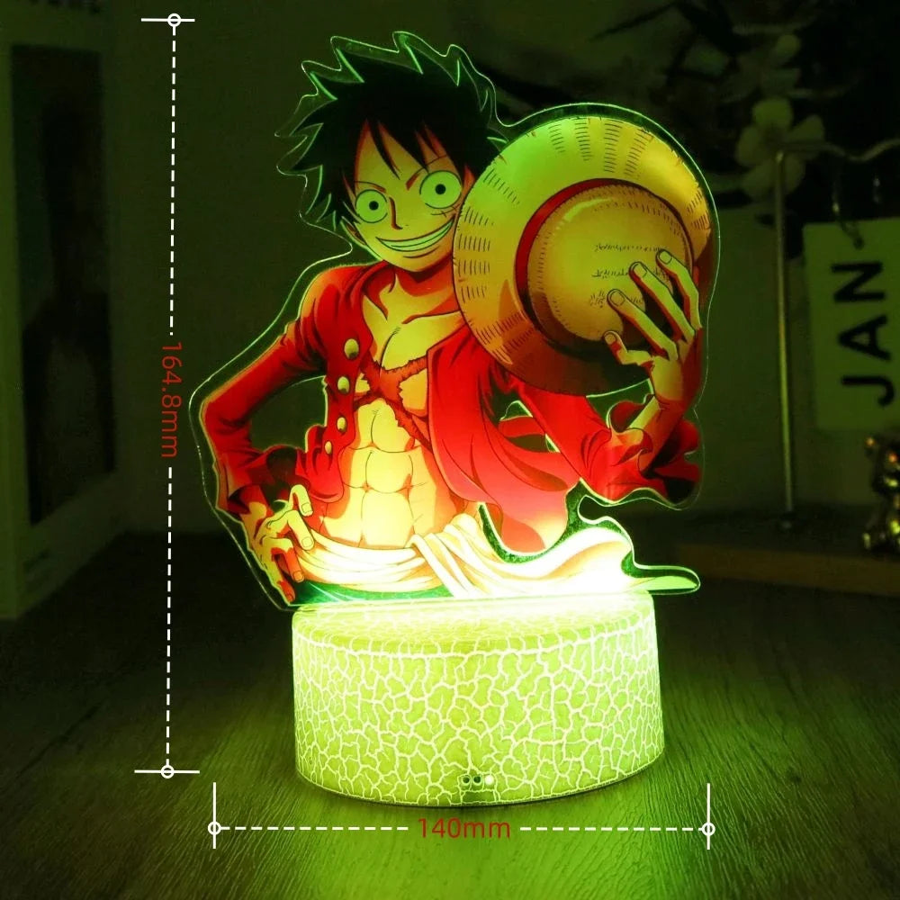One Piece 3D LED Anime Night Light