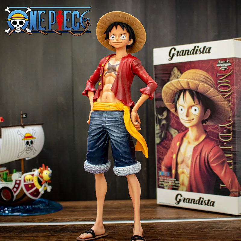 Monkey D. Luffy Grandista Collectible Figure – Anime Display Statue