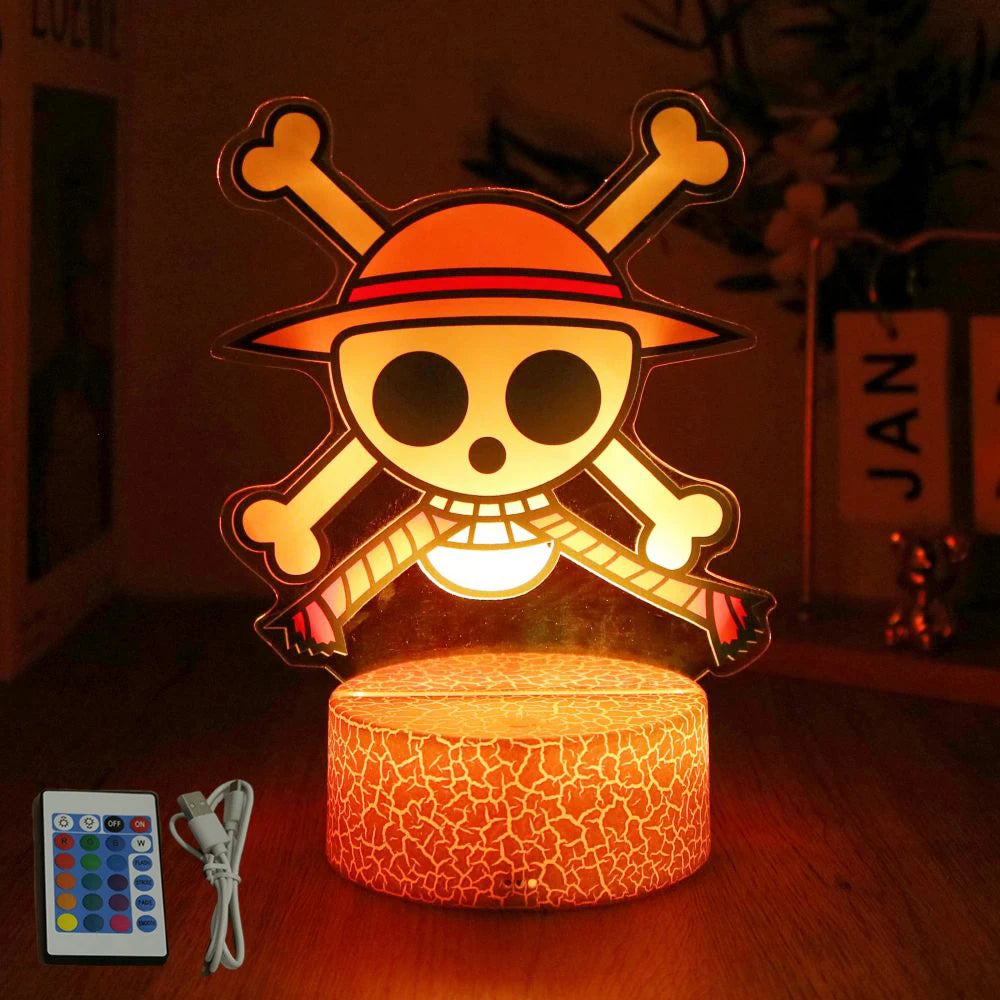 One Piece 3D LED Anime Night Light