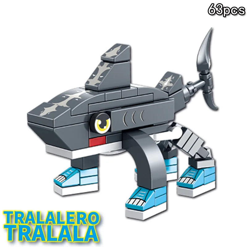 Italian Brainrot Building Blocks – Collectible Character Figures  Перевод