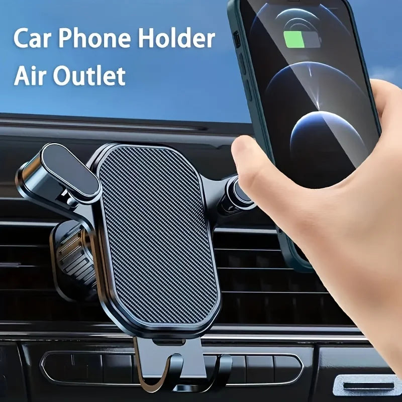 Universal Car Air Vent Phone Holder – 360° Adjustable Smartphone Mount