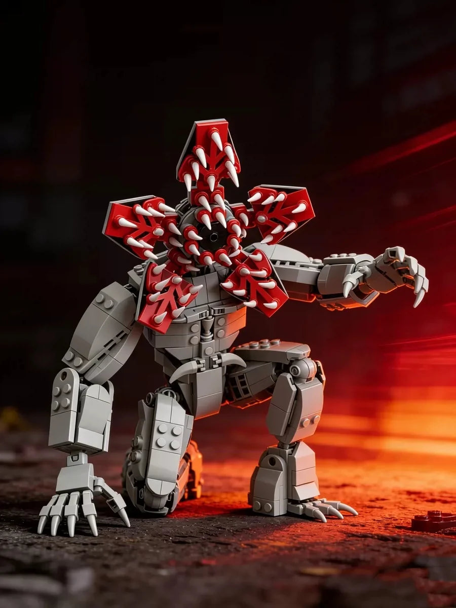 Monster Building Block Figure – Horror Creature Brick Model