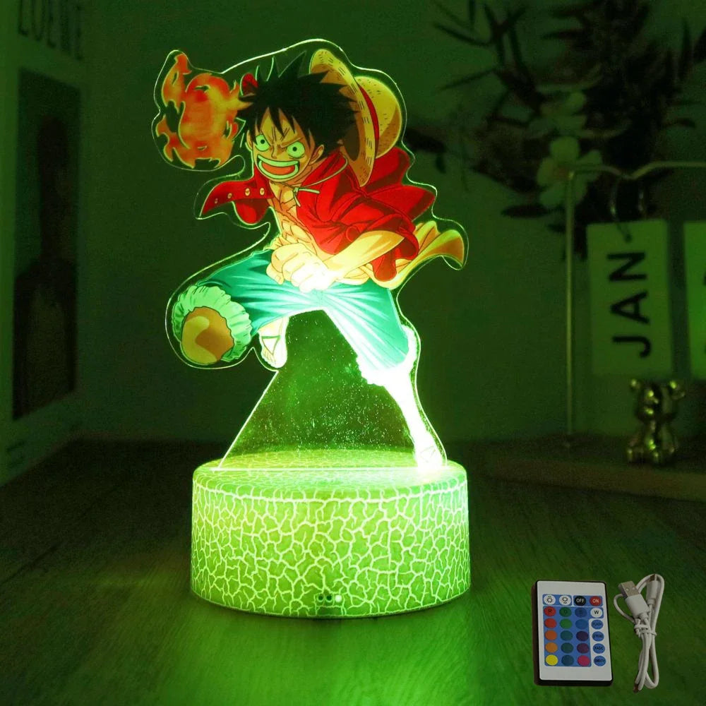 One Piece 3D LED Anime Night Light
