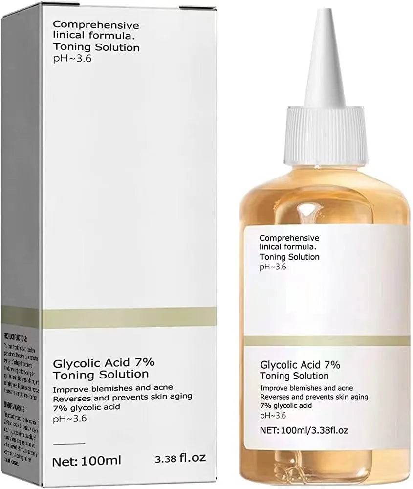 ORFAOM Glycolic Acid 7% Exfoliating Toner for Face – Skin Smoothing & Pore Care
