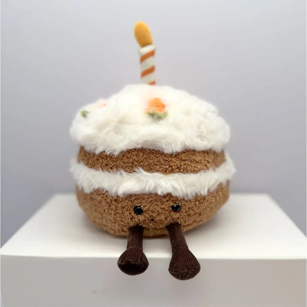 Cute Cake Plush Toy – Soft Dessert Stuffed Animal