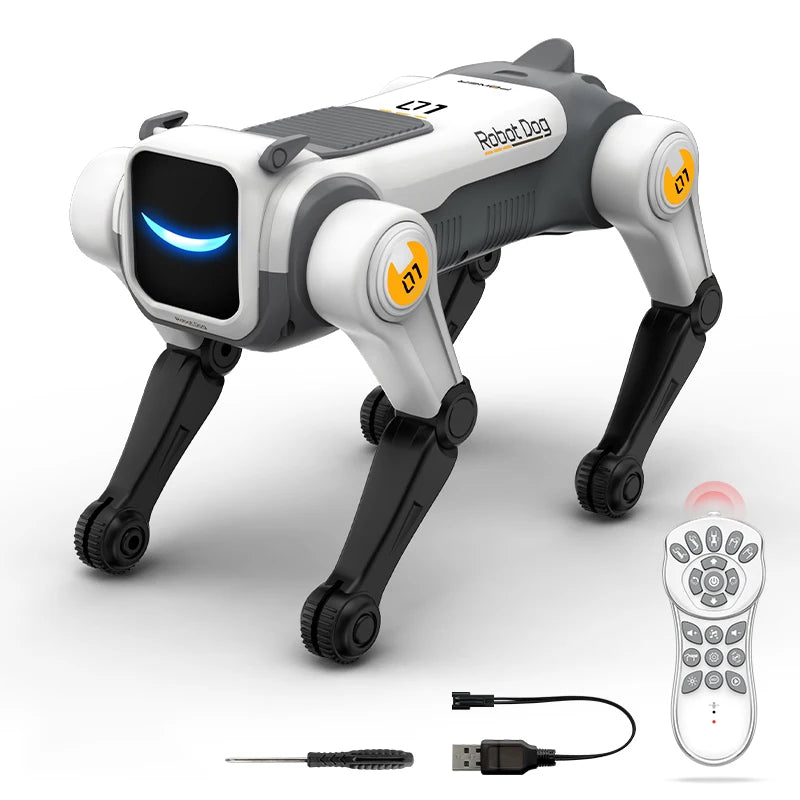 Smart Robot Dog – Interactive RC Walking Robot with Music & Lights