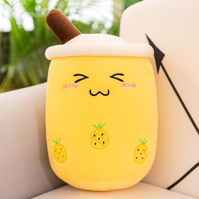 Giant Bubble Tea Plush Toy – Cute Boba Pillow